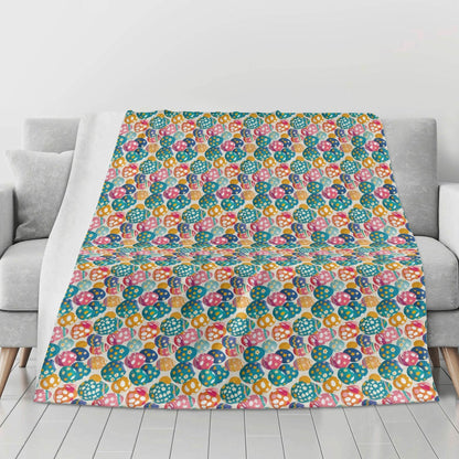 Festive Egg Flannel Breathable Blanket 4 Sizes - DeRose Seasonal