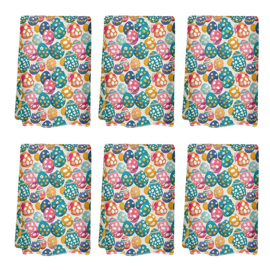 Festive Egg Hand Towels (6 Pcs) - DeRose Seasonal