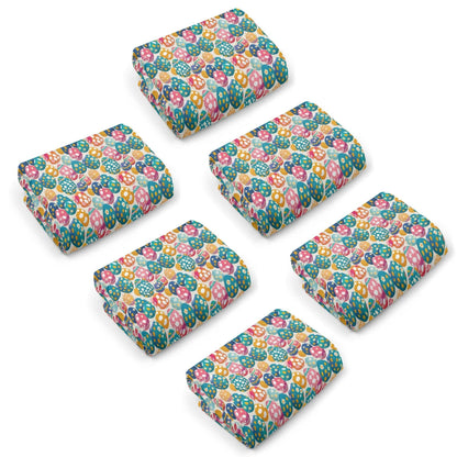 Festive Egg Hand Towels (6 Pcs) - DeRose Seasonal