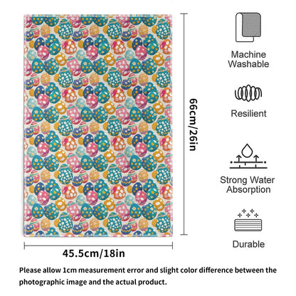 Festive Egg Hand Towels (6 Pcs) - DeRose Seasonal