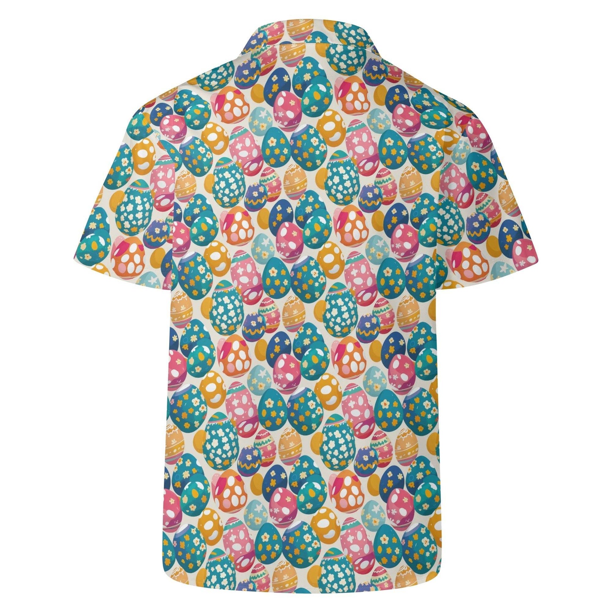 Festive Egg Men's Casual Hawaiian Shirt - DeRose Seasonal