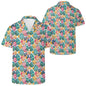 Festive Egg Men's Casual Hawaiian Shirt - DeRose Seasonal