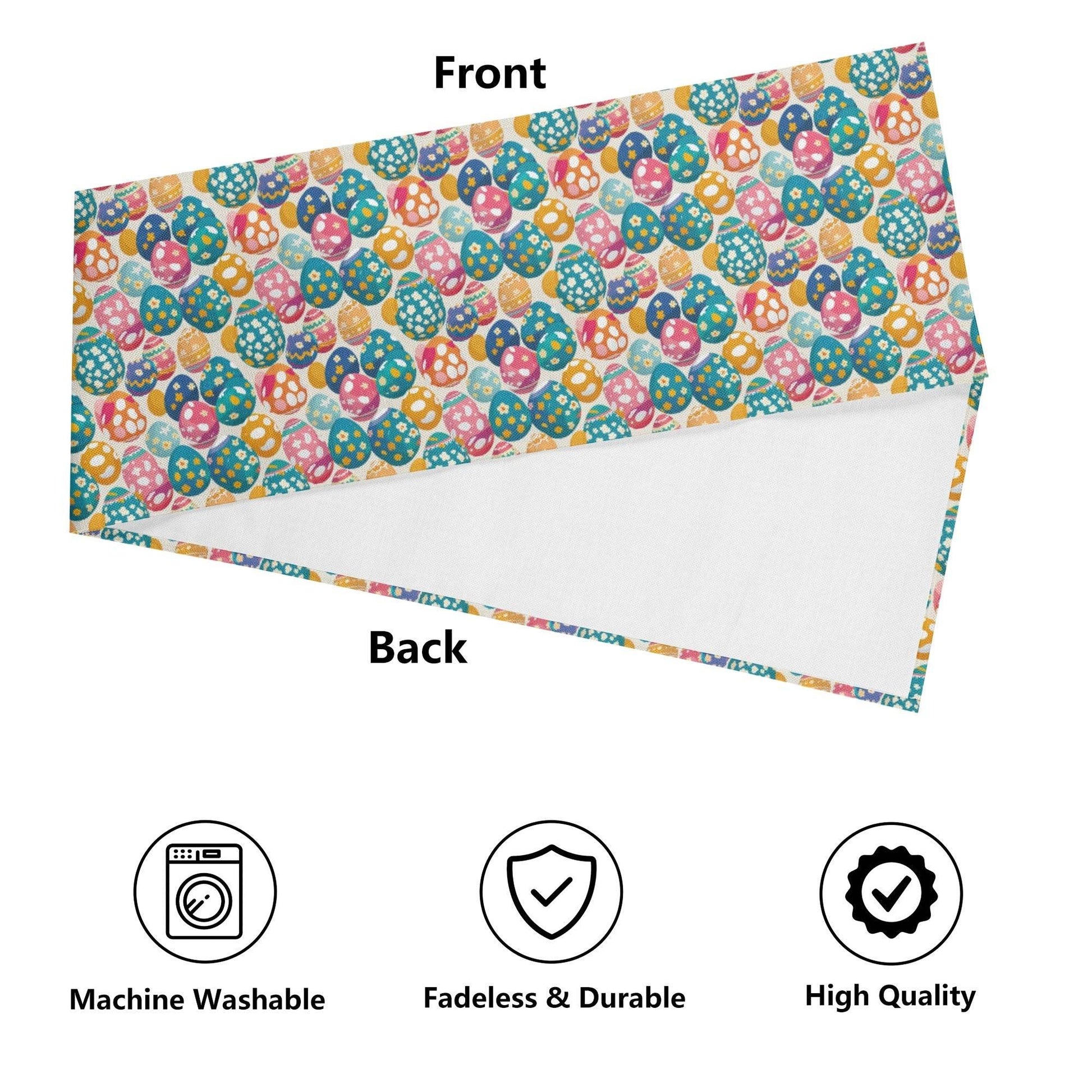 Festive Egg Polyester Table Runner - DeRose Seasonal