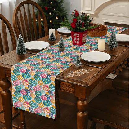 Festive Egg Polyester Table Runner - DeRose Seasonal