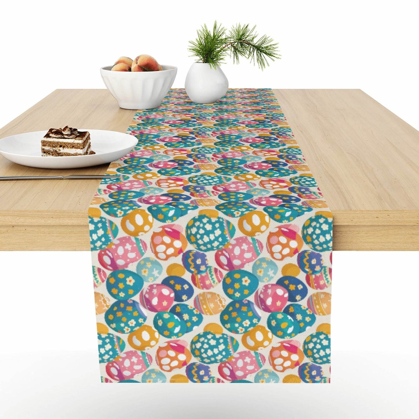 Festive Egg Polyester Table Runner - DeRose Seasonal