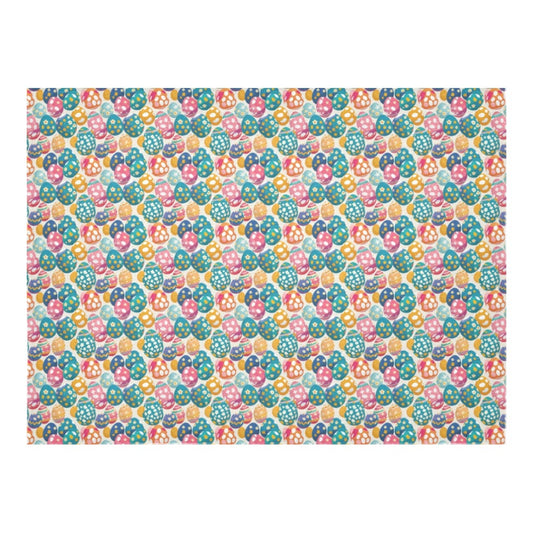 Festive Egg Polyester Tablecloth Polyester Tablecloth 70"x 52" DeRose Seasonal