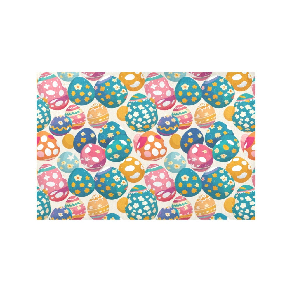 Festive Egg Table Placemat (set of 6) Placemats 12" x 18" (Set of 6) DeRose Seasonal