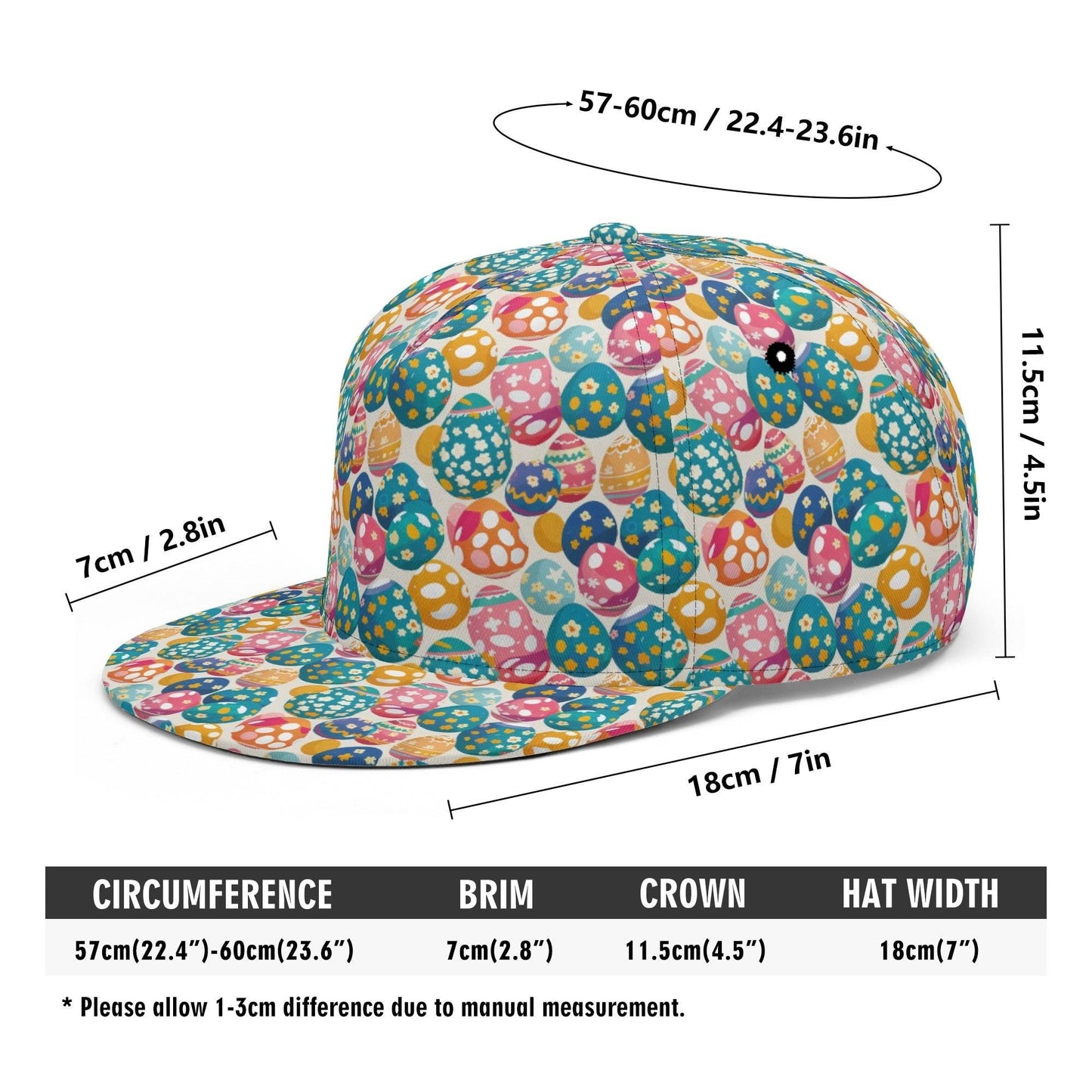 Festive Egg Unisex Classic Snapbacks - DeRose Seasonal
