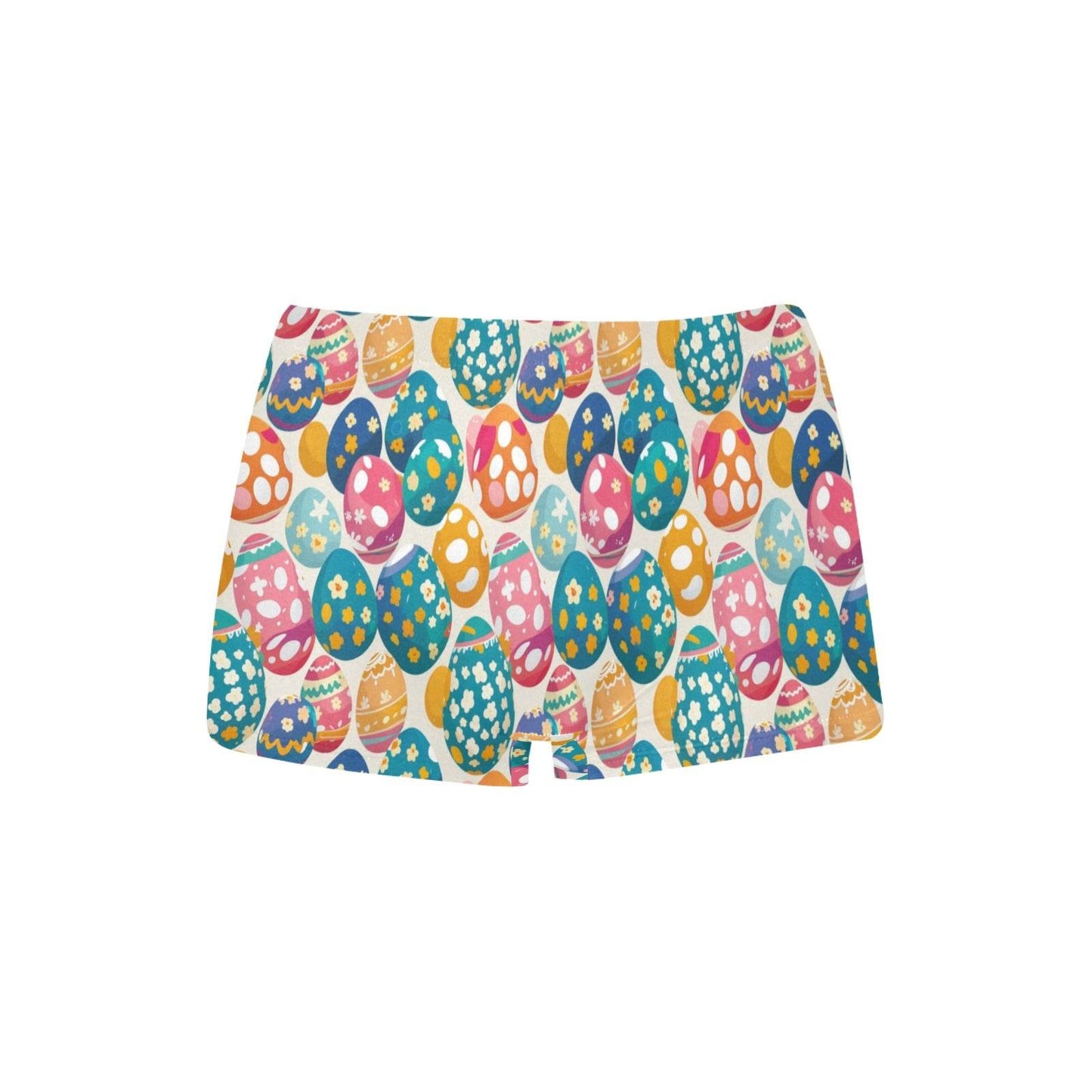 Festive Egg Women's Underwear Briefs Women's Boyshort Panties (Model L31) - DeRose Seasonal