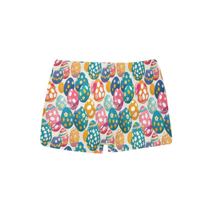 Festive Egg Women's Underwear Briefs Women's Boyshort Panties (Model L31) - DeRose Seasonal