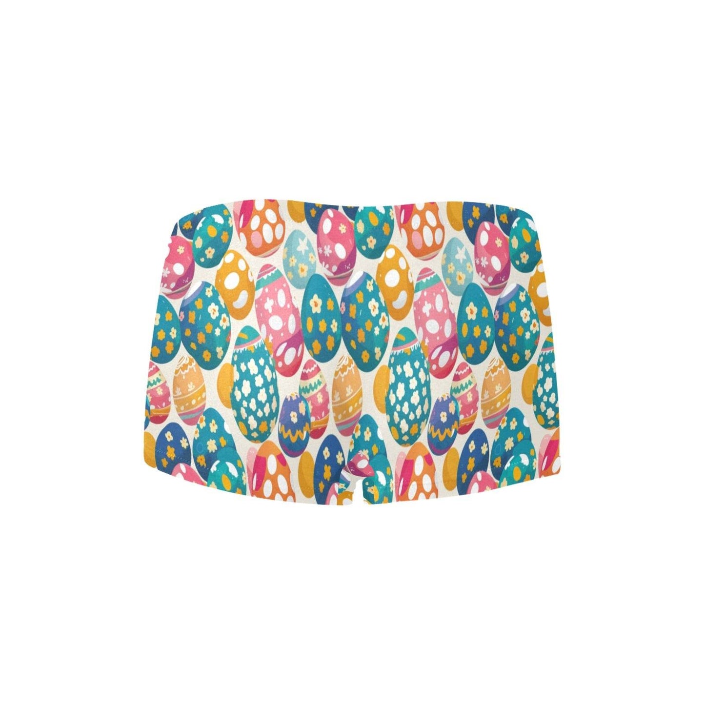 Festive Egg Women's Underwear Briefs Women's Boyshort Panties (Model L31) - DeRose Seasonal