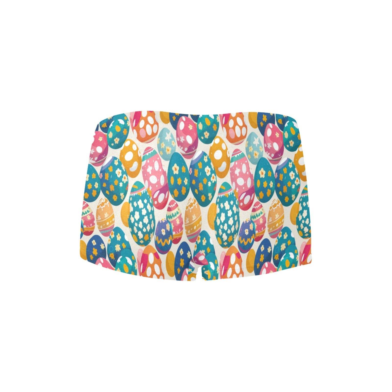 Festive Egg Women's Underwear Briefs Women's Boyshort Panties (Model L31) - DeRose Seasonal