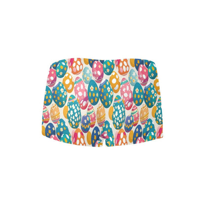 Festive Egg Women's Underwear Briefs Women's Boyshort Panties (Model L31) - DeRose Seasonal