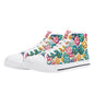 Festive Egg Women's High Top Canvas Shoes - DeRose Seasonal