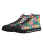 Festive Egg Women's High Top Canvas Shoes - DeRose Seasonal