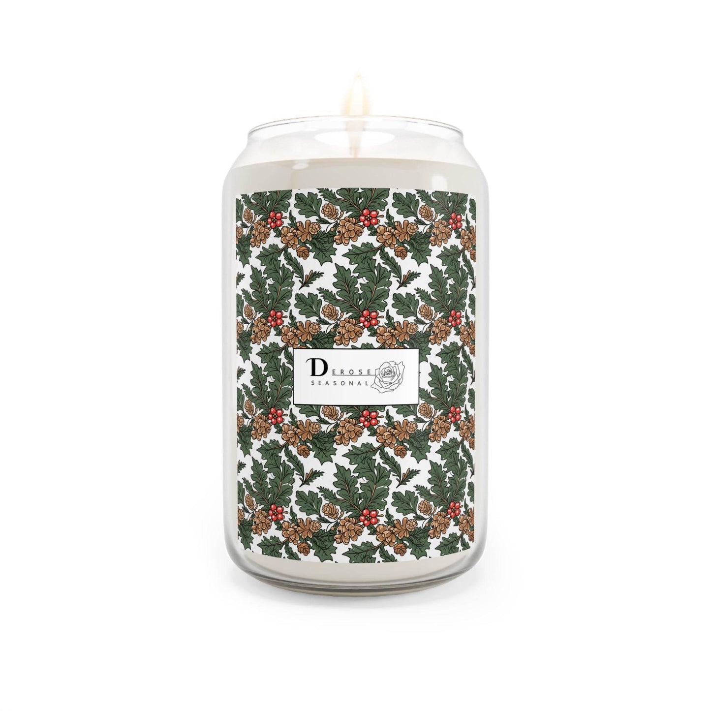 Festive Scented Candle - 13.75 oz - DeRose Seasonal
