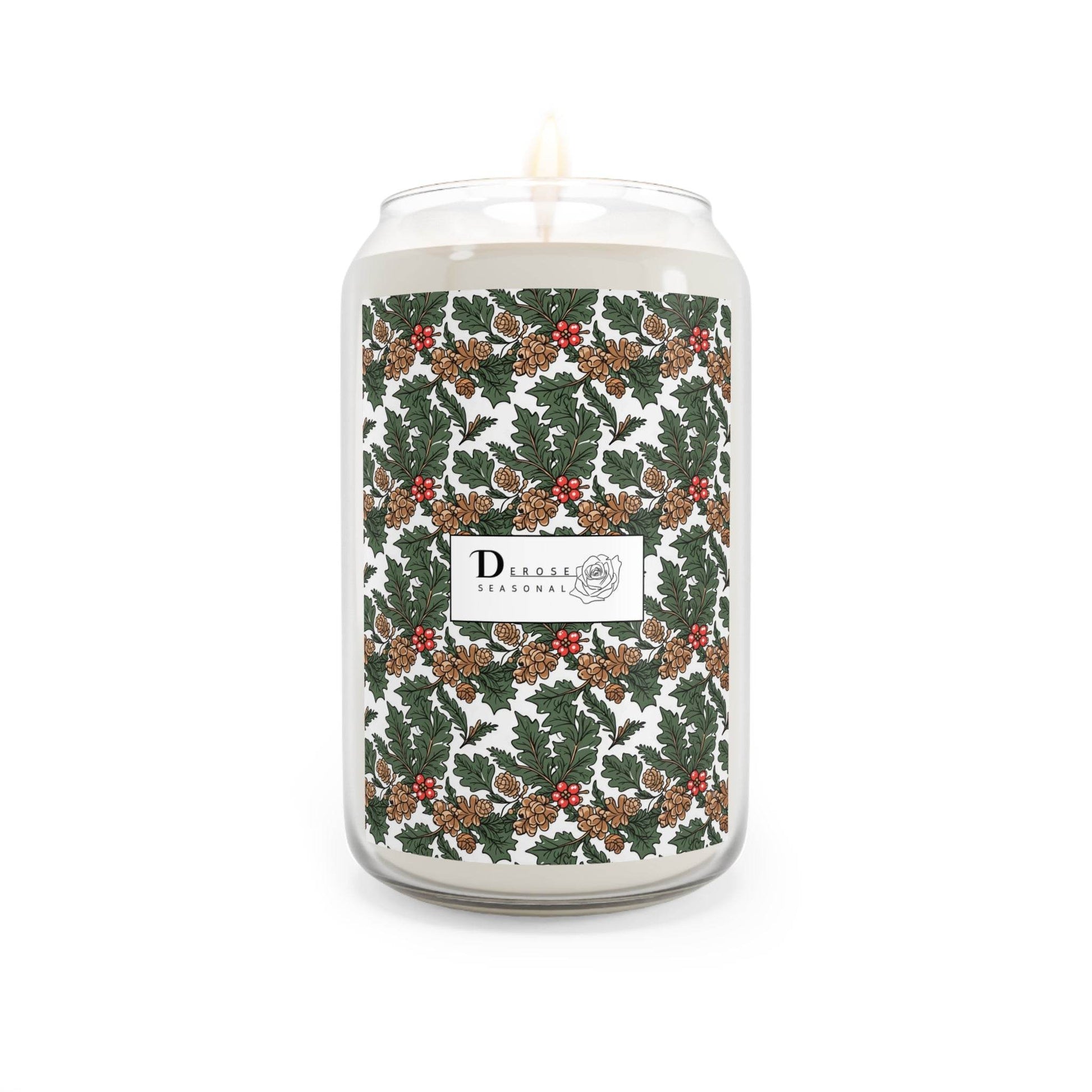 Festive Scented Candle - 13.75 oz - DeRose Seasonal