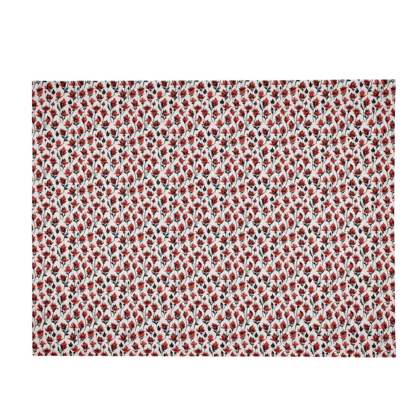 Floral Fire Flannel Breathable Blanket 4 Sizes - DeRose Seasonal