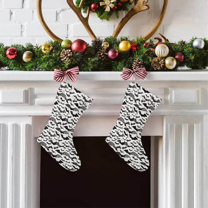 Bats Christmas Santa Stockings - BUY ONE GET ONE FREE -BOGO - DeRose Seasonal