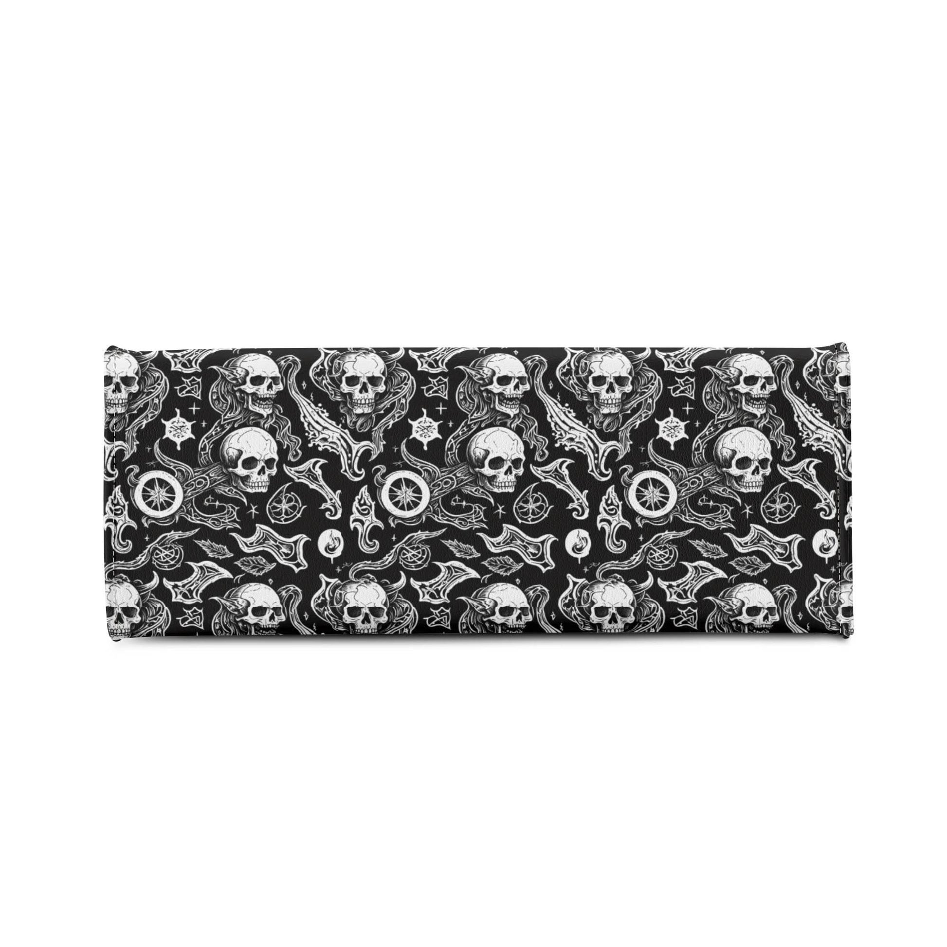 Flying Skulls Luxury Women's Leather Handbag (3 sizes) - DeRose Seasonal