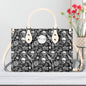 Flying Skulls Luxury Women's Leather Handbag (3 sizes) - DeRose Seasonal