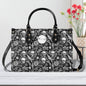 Flying Skulls Luxury Women's Leather Handbag (3 sizes) - DeRose Seasonal