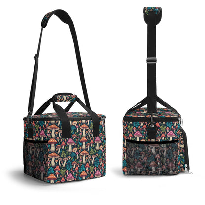 Forest Shrooms Insulated Leakproof Cooler Bag Lunch Box - DeRose Seasonal