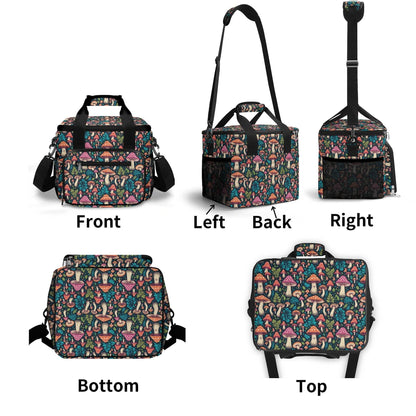Forest Shrooms Insulated Leakproof Cooler Bag Lunch Box - DeRose Seasonal
