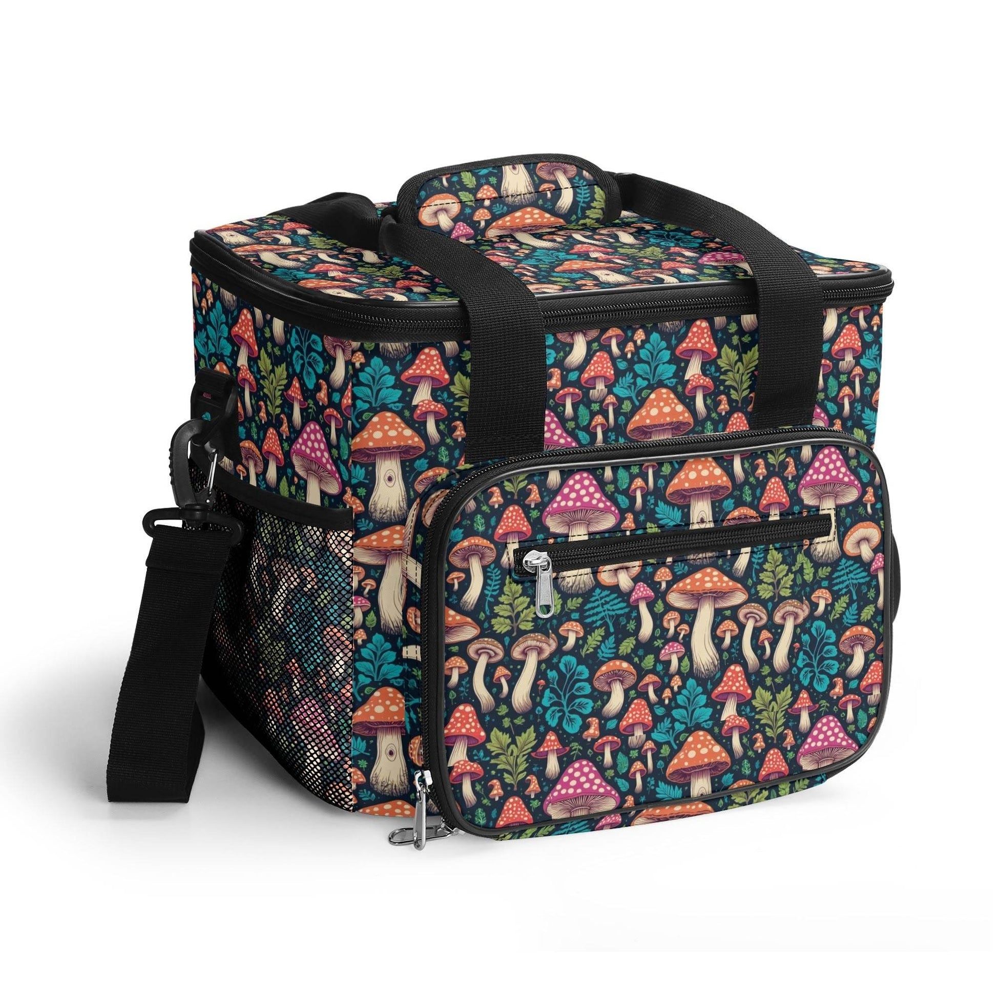 Forest Shrooms Insulated Leakproof Cooler Bag Lunch Box - DeRose Seasonal
