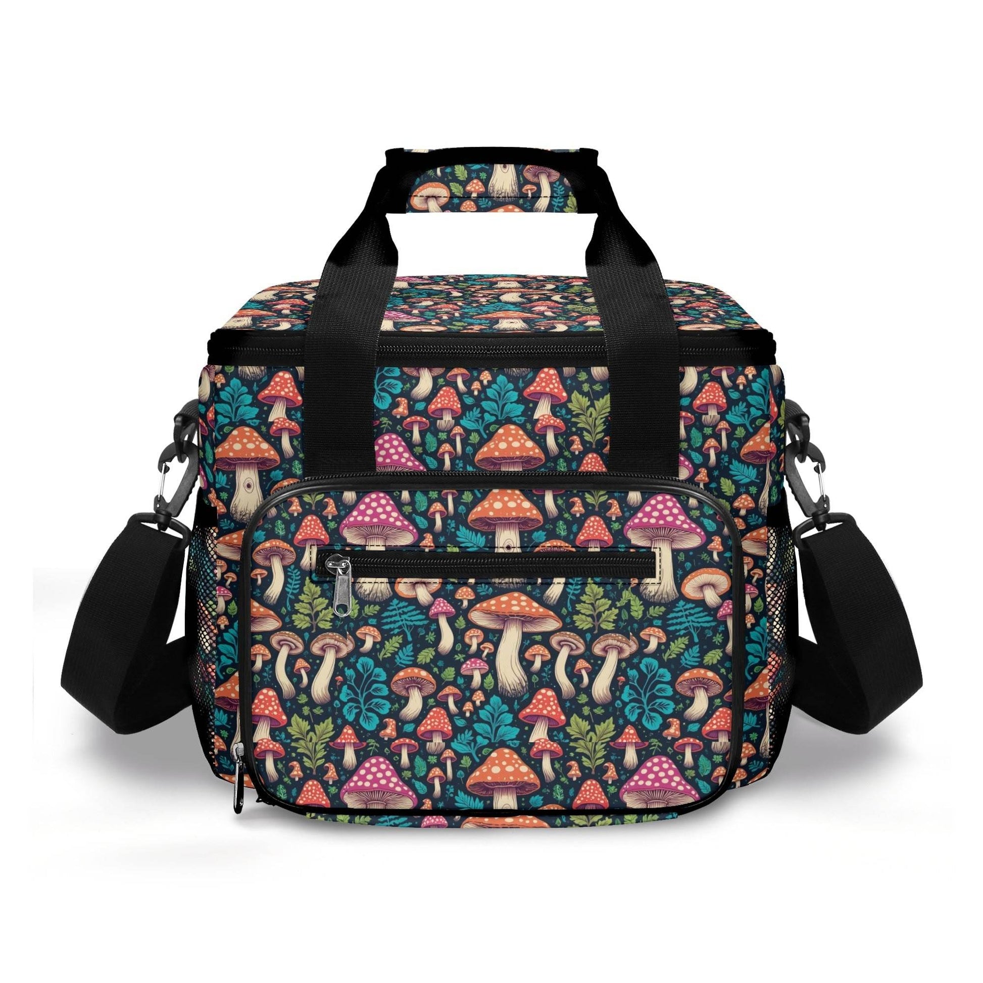 Forest Shrooms Insulated Leakproof Cooler Bag Lunch Box - DeRose Seasonal