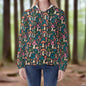 Forest Shrooms Women's Lightweight Pullover Hoodie Sweatshirt - DeRose Seasonal