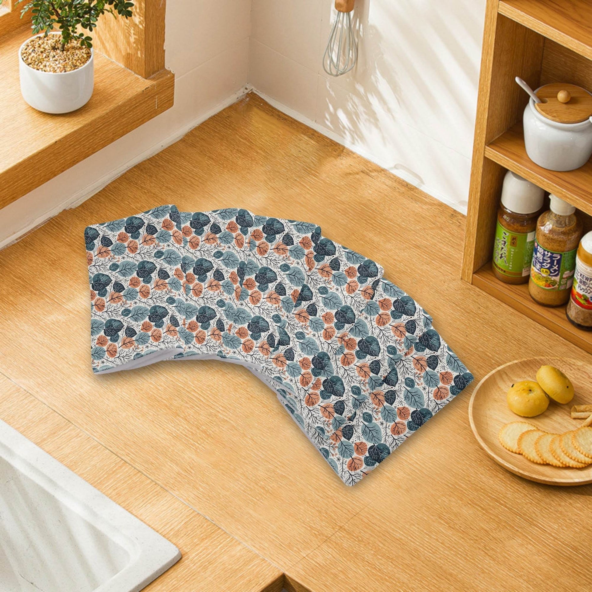 Freezing Leaves Hand Towels (6 Pcs) - DeRose Seasonal