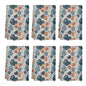 Freezing Leaves Hand Towels (6 Pcs) - DeRose Seasonal
