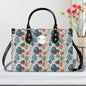 Freezing Leaves Luxury Women Leather Handbag (3 sizes) - DeRose Seasonal