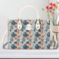 Freezing Leaves Luxury Women Leather Handbag (3 sizes) - DeRose Seasonal