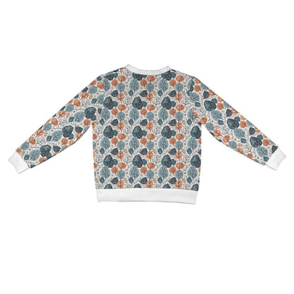 Freezing Leaves Women's Cardigan Button Sweater Custom Women's Cardigan (Model H73) - DeRose Seasonal