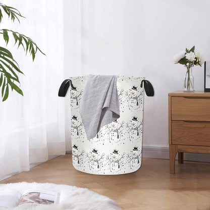 Frosty the Snowman Polyester Laundry and Blanket Basket - DeRose Seasonal