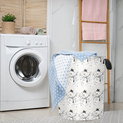 Frosty the Snowman Polyester Laundry and Blanket Basket - DeRose Seasonal