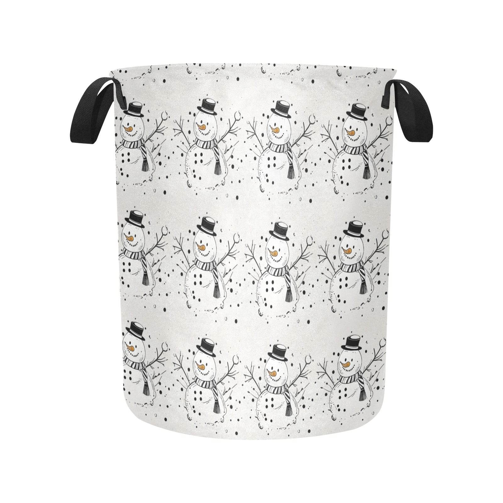 Frosty the Snowman Polyester Laundry and Blanket Basket - DeRose Seasonal