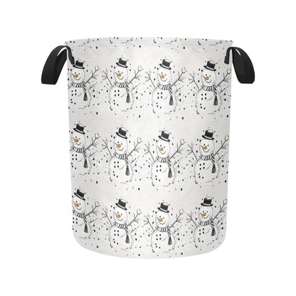 Frosty the Snowman Polyester Laundry and Blanket Basket - DeRose Seasonal