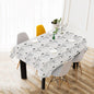 Frosty the Snowman Polyester Tablecloth Polyester Tablecloth 70"x 52" DeRose Seasonal