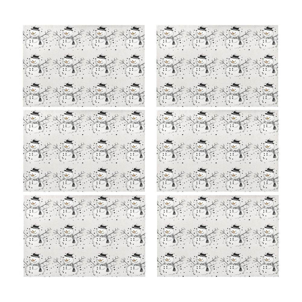 Frosty the Snowman Table Placemat (set of 6) - DeRose Seasonal