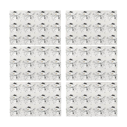 Frosty the Snowman Table Placemat (set of 6) - DeRose Seasonal