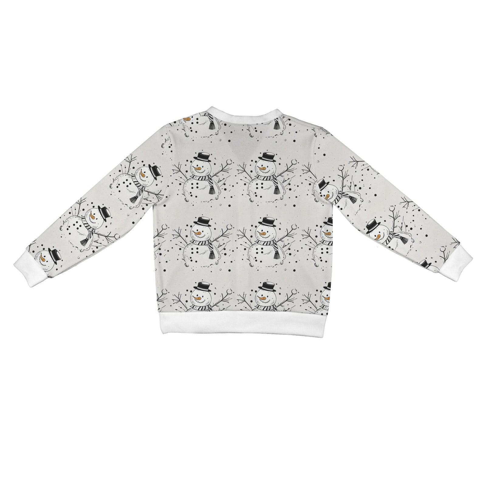 Frosty the Snowman Women's Cardigan Button Sweater Custom Women's Cardigan (Model H73) - DeRose Seasonal