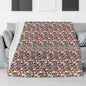Fun Bunny Flannel Breathable Blanket 4 Sizes - DeRose Seasonal