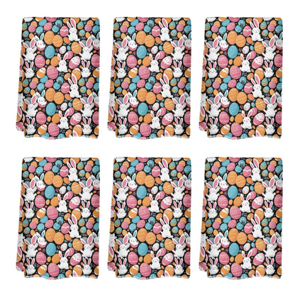 Fun Bunny Hand Towels (6 Pcs) - DeRose Seasonal
