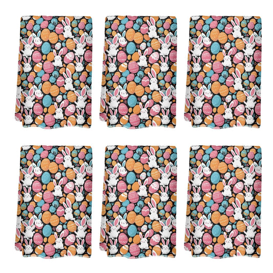 Fun Bunny Hand Towels (6 Pcs) - DeRose Seasonal