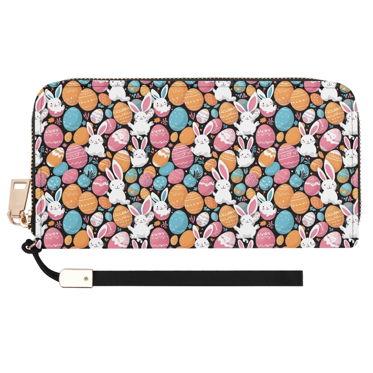 Fun Bunny Leather Women's Zipper Wristlet Wallet - DeRose Seasonal