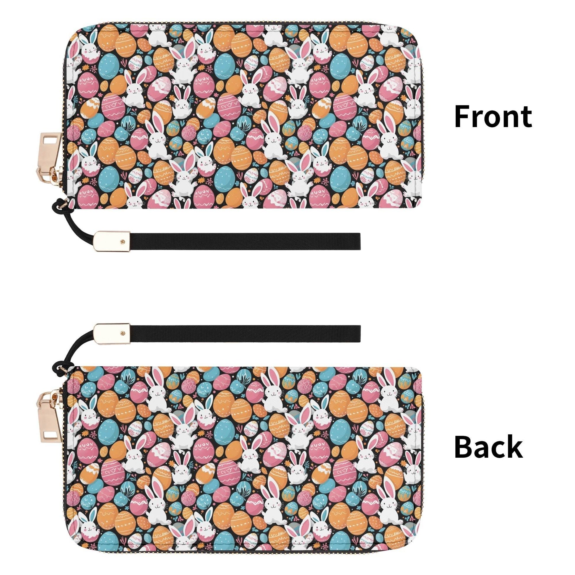 Fun Bunny Leather Women's Zipper Wristlet Wallet - DeRose Seasonal
