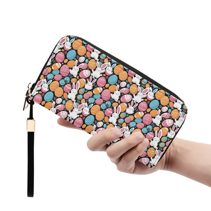 Fun Bunny Leather Women's Zipper Wristlet Wallet - DeRose Seasonal